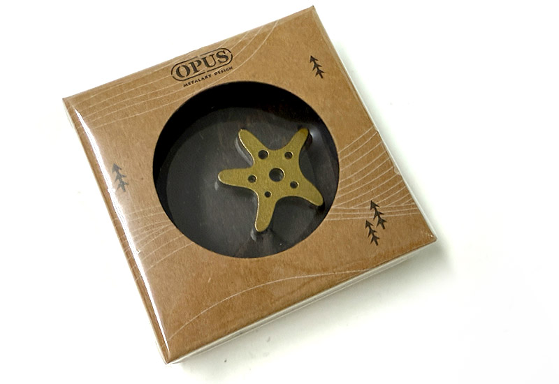 OPUS 歐式鐵藝金屬香插 -海星(金)